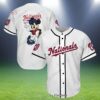 Mickey Mouse Washington Nationals White Jersey Baseball 2 2