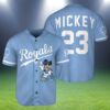 Mickey Youth KC Royals Jersey Light Blue 2 2