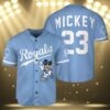 Mickey Youth KC Royals Jersey Light Blue 3 3