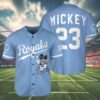 Mickey Youth KC Royals Jersey Light Blue 4 4