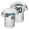 Miguel Cabrera Florida Marlins Throwback Jersey 1 1