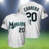 Miguel Cabrera Florida Marlins Throwback Jersey 2 2