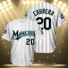 Miguel Cabrera Florida Marlins Throwback Jersey 3 3