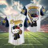 Milwaukee Brewers Hello Kitty Baseball Jersey 4 4