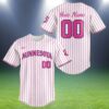 Minnesota Twins Barbie Baseball Jersey 2 2