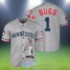 Minnesota Twins Bugs Bunny Baseball Jersey 2 2