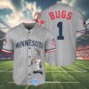 Minnesota Twins Bugs Bunny Baseball Jersey 4 4