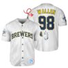 Morgan Wallen Brewers Jersey Baseball 1 1