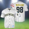 Morgan Wallen Brewers Jersey Baseball 2 2