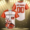 NFL Cincinnati Bengals Baseball Jersey 3D Personalized Style 3 3