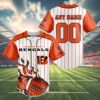 NFL Cincinnati Bengals Baseball Jersey 3D Personalized Style 4 4