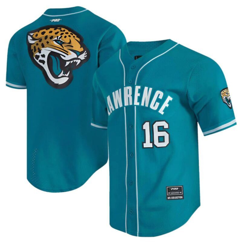 NFL Jacksonville Jaguars Trevor Lawrence Baseball Jersey 1 1