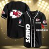 NFL Kansas City Chiefs Baseball Jerseys Blackout 3 3