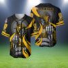 NFL Pittsburgh Steelers Jersey Baseball Personalized Skull 2 2