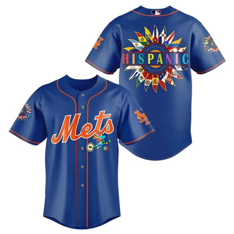 New York Mets Hispanic Heritage Night 2025 Baseball Jersey 1 1