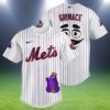 New York Mets Meet Grimace Stripe Baseball Jersey 2 2