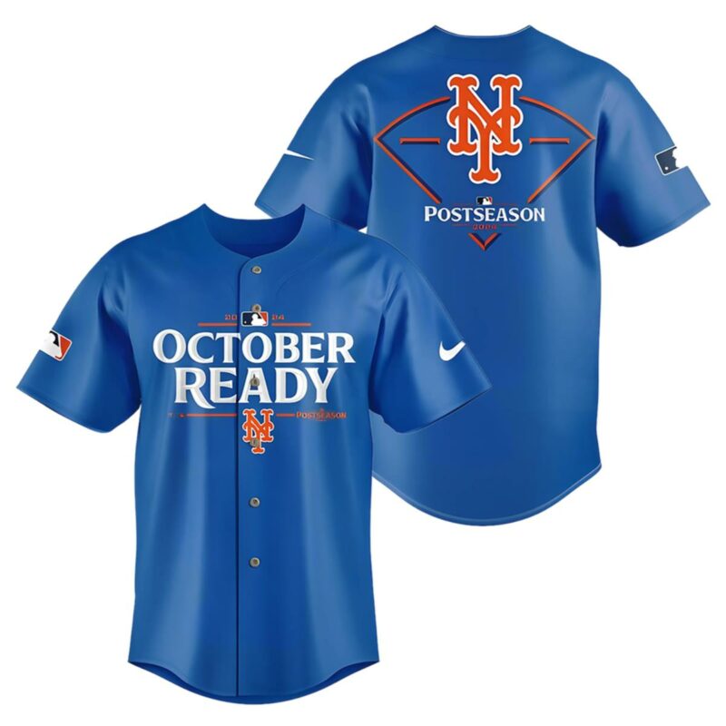 New York Mets October Ready 2025 Blue Baseball Jersey 1 1