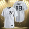 New York Yankees Aaron Judge Signature Baseball Jersey 3 3