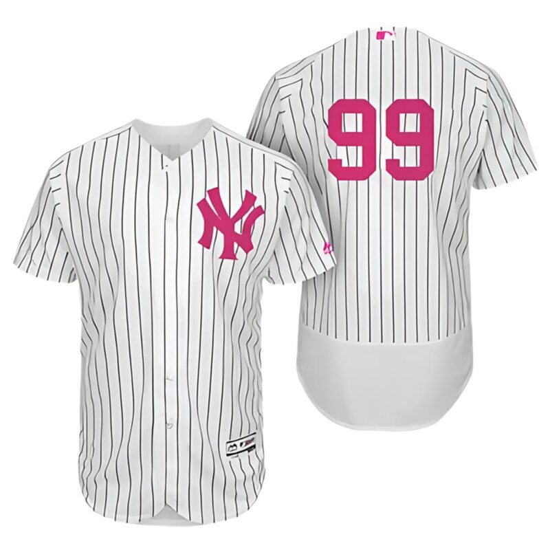 New York Yankees Breast Cancer Jersey Baseball 1 1