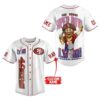 Niners San Francisco 49ers Las Vegas Super Bowl Baseball Jersey 1 1