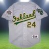 Oakland Athletics Elephant Jersey Gray 2 2