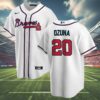 Ozuna From The Braves Jersey MLB 4 4