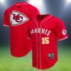 Patrick Mahomes Kansas City Chiefs Nike Limited Jersey Baseball Red 2 2