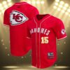 Patrick Mahomes Kansas City Chiefs Nike Limited Jersey Baseball Red 3 3