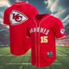 Patrick Mahomes Kansas City Chiefs Nike Limited Jersey Baseball Red 4 4