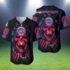 Personalized Buffalo Bills Jersey Baseball Skull Design 2 2