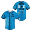 Personalized NFL Carolina Panthers Baseball Jersey Best Dad Ever 1 1