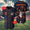 Personalized NFL Chicago Bears Baseball Jersey For Fans 4 4