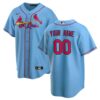 Personalized St Louis Cardinals Jersey Light Blue 1 1