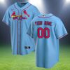 Personalized St Louis Cardinals Jersey Light Blue 2 2