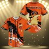 Pikachu Cincinnati Bengals Throwback Baseball Jersey 3 3