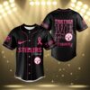 Pink Pittsburgh Steelers Jersey Together We Fight 3 3