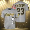 Pittsburgh Pirates Snoopy Baseball Jersey 3 3