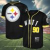 Pittsburgh Steelers Tj Watt Jersey Baseball 4 4