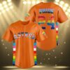 Pride Night Houston Astros Orange Jersey 3 3