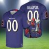 Ravens Deadpool Baltimore Ravens Super Bowl Jersey 2 2