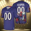 Ravens Deadpool Baltimore Ravens Super Bowl Jersey 3 3