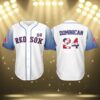 Red Sox Dominican Republic Celebration Jersey 2024 Giveaway 3 3