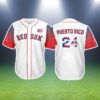 Red Sox Puerto Rican Giveaway Jersey 2024 2 2