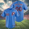 Retro Phillies Jersey Baseball 2025 Custom 4 4