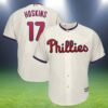 Rhys Hoskins Majestic Phillies Jersey Baseball 2 2