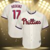 Rhys Hoskins Majestic Phillies Jersey Baseball 3 3