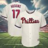 Rhys Hoskins Majestic Phillies Jersey Baseball 4 4