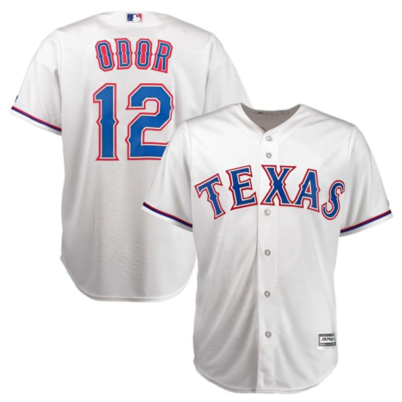 Rougned Odor Majestic Texas Rangers Jersey 1 1