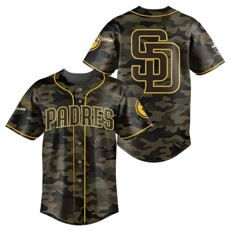 San Diego Padres Camo 2025 Baseball Jersey 1 1