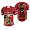 San Francisco 49ers Custom Baseball Jersey Coolest Niners 49ers Fans 1 1